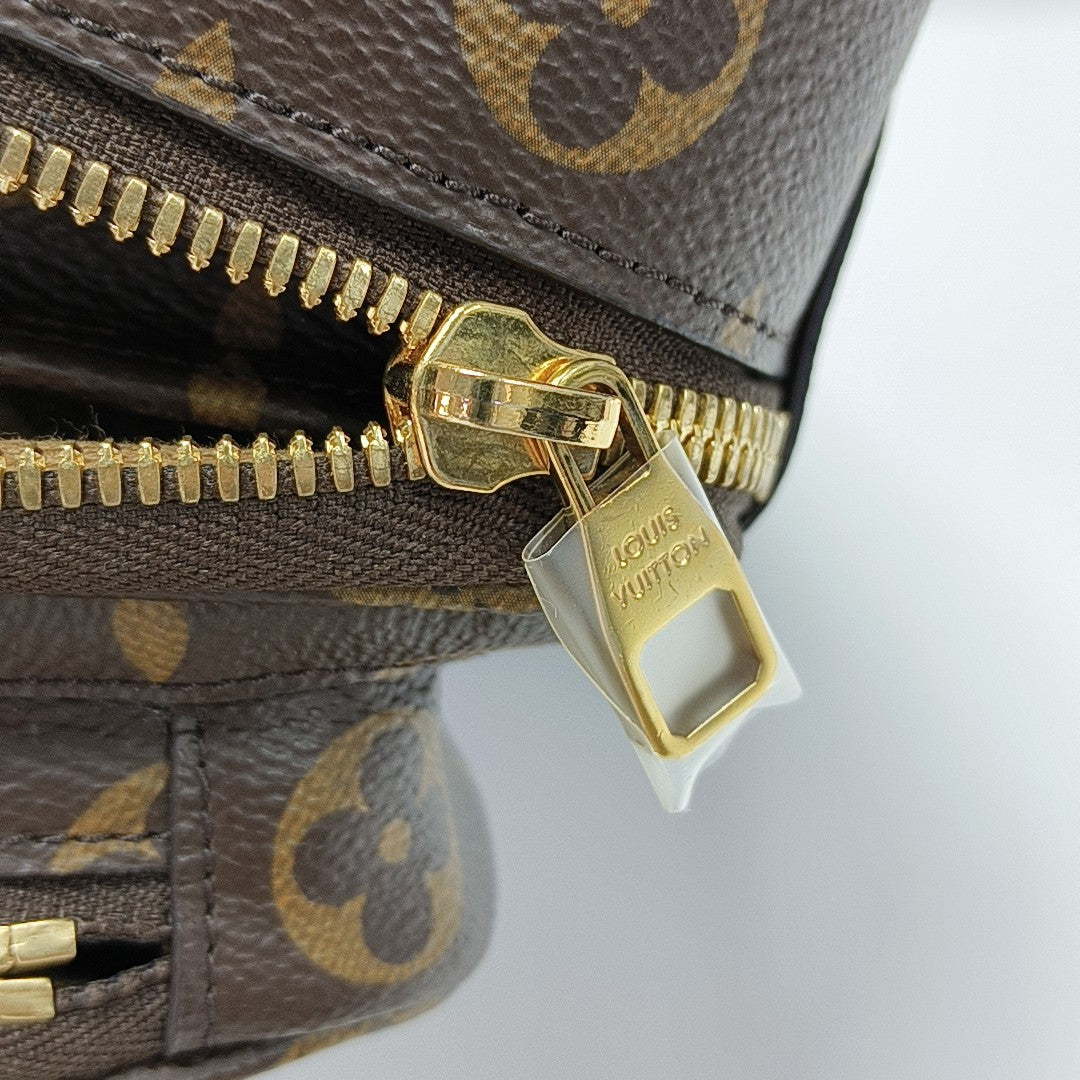 UTILITY Monogram Coated Canvas Brown