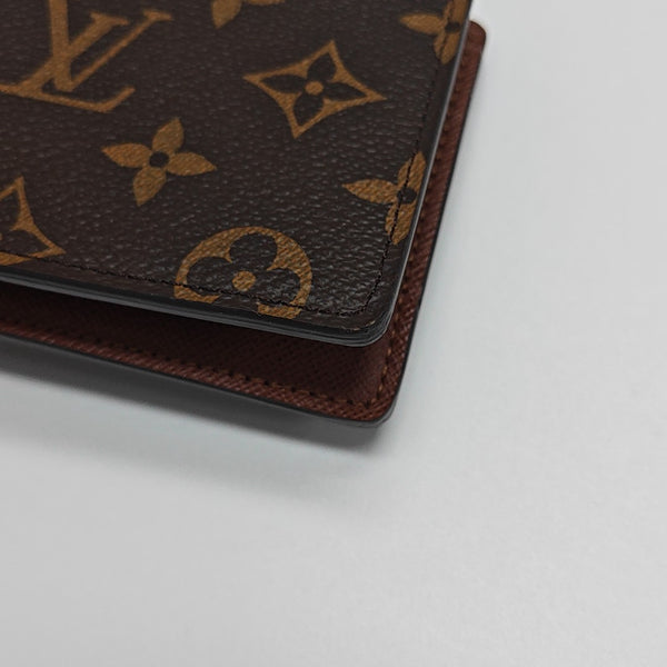 MULTIPLE Monogram Coated Canvas Brown Card Holder