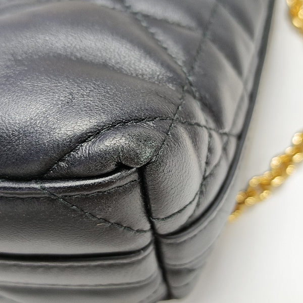Miss Caro Mini Cannage Lambskin Black