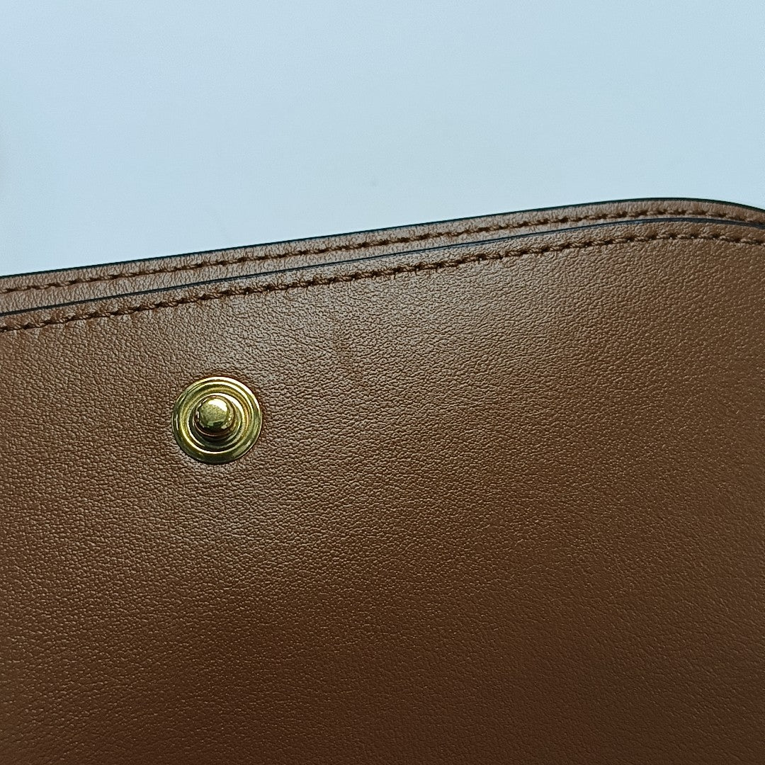 TRIOMPHE CANVAS Small Coated Canvas Brown