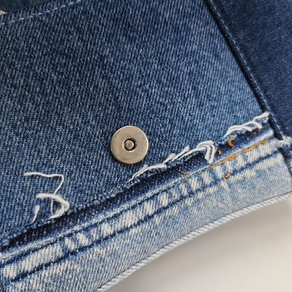 Hourglass S Quilted Denim Blue