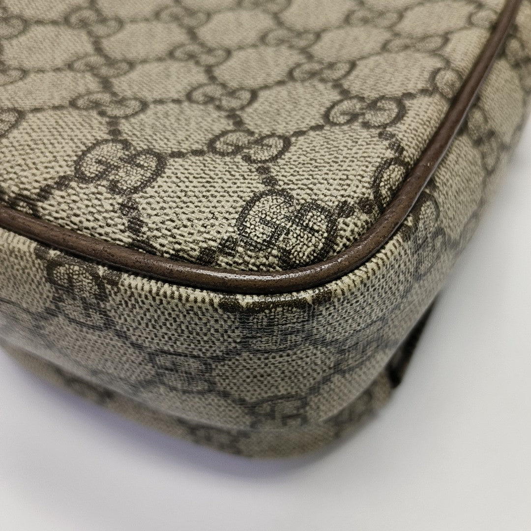 Neo Vintage Mini Monogram Coated Canvas Brown