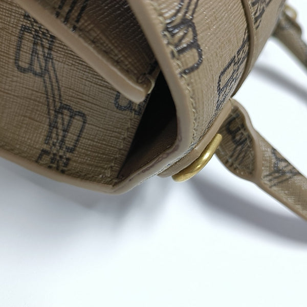 Hourglass XS Coated Canvas Brown