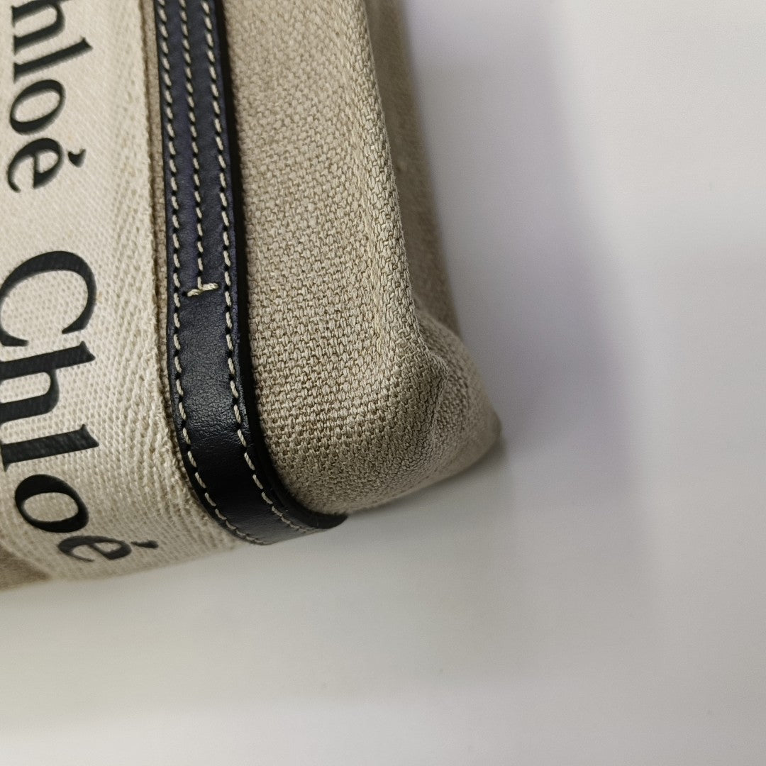 Woody Mini Fabric Beige