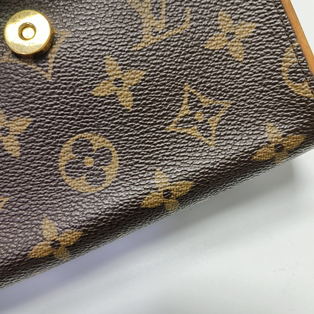FLORENTINE Monogram Coated Canvas Brown