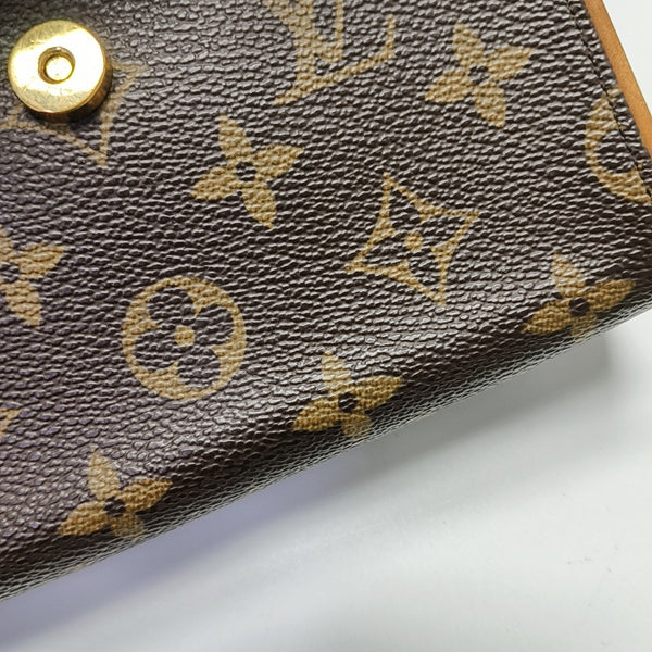 FLORENTINE Monogram Coated Canvas Brown