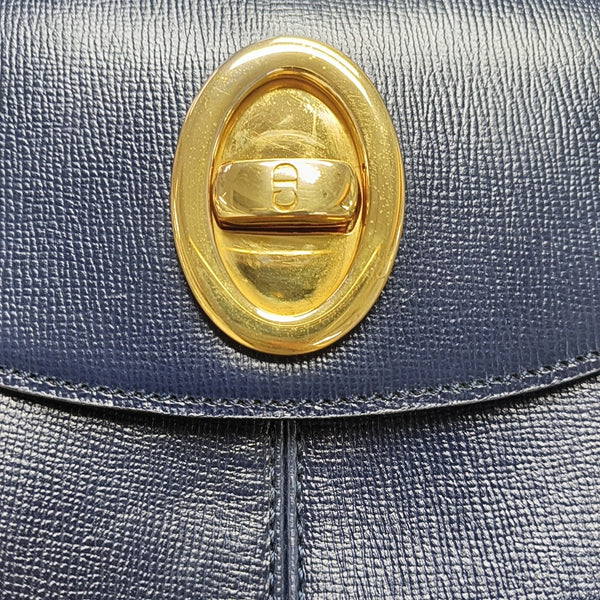 Calfskin Crossbody Bag Blue