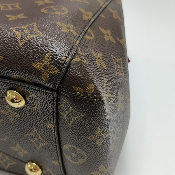 MONTAIGNE Monogram Coated Canvas Brown