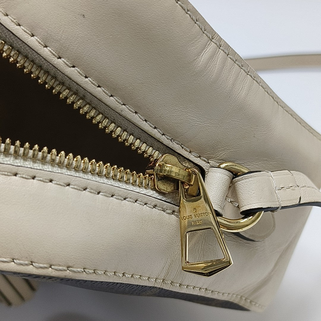 SAINTONGE Monogram Coated Canvas Brown
