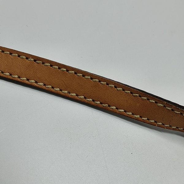 Coated Canvas Top Handle Bag Brown