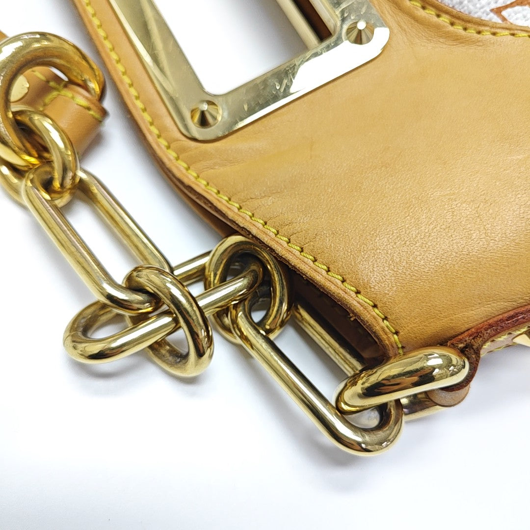 LV × TM JUDY PM Monogram Coated Canvas White