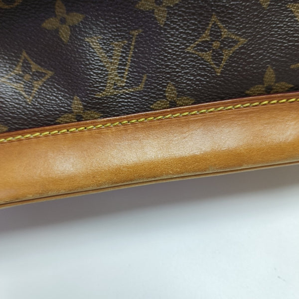 NOÉ MM Monogram Coated Canvas Brown