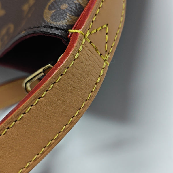 ALL IN Monogram Coated Canvas Brown
