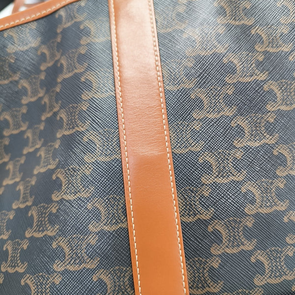 TRIOMPHE CANVAS Small Coated Canvas Brown