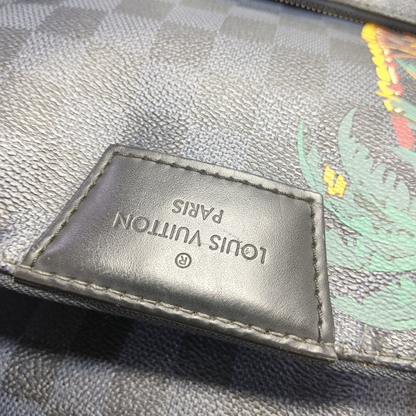 APOLLO Damier Coated Canvas Blue