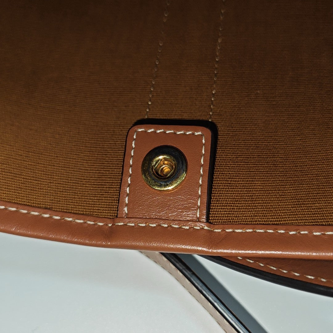 TRIOMPHE CANVAS Medium Coated Canvas Brown