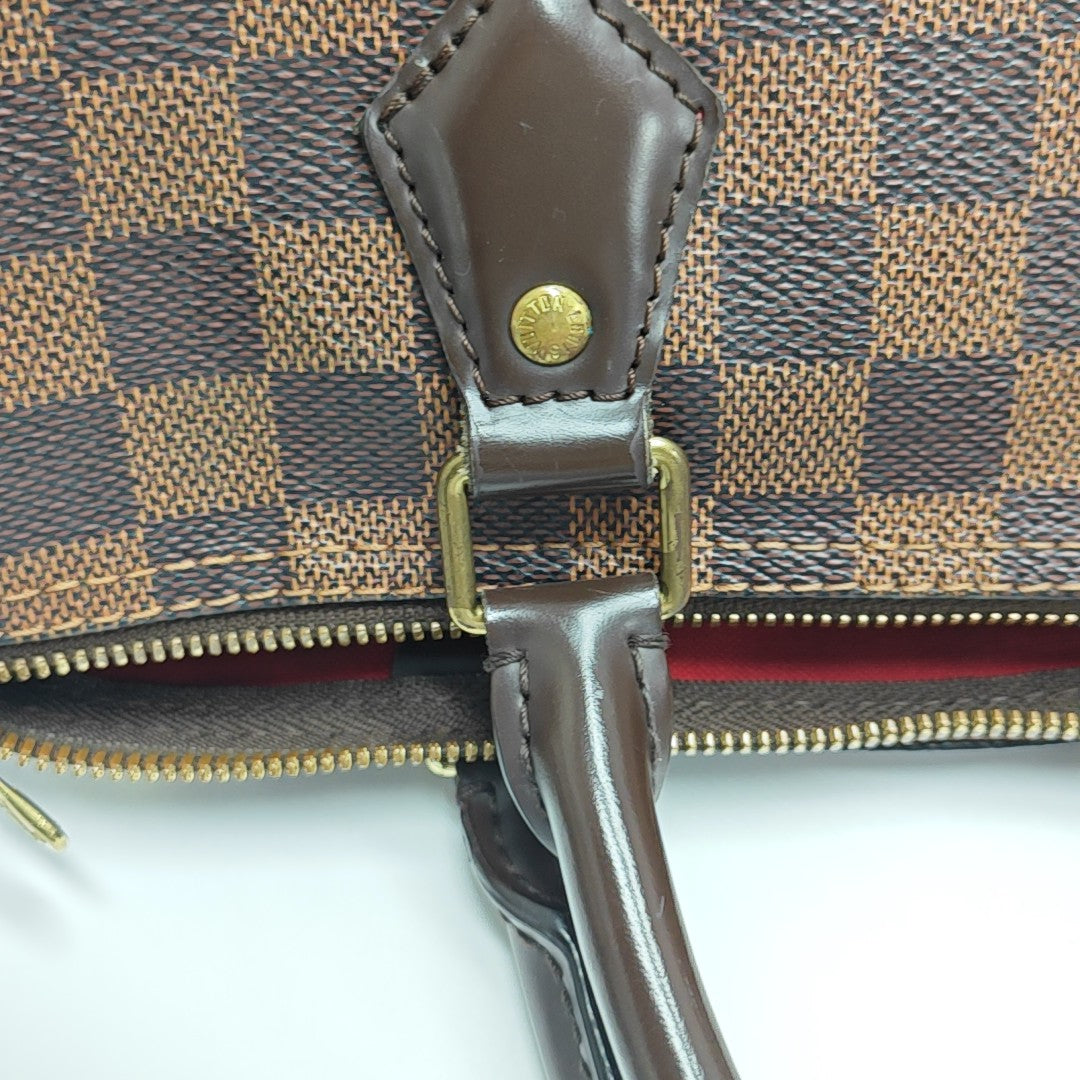 SPEEDY 30 Damier Ebene Coated Canvas Brown