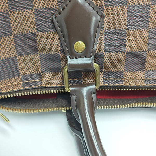 SPEEDY 30 Damier Ebene Coated Canvas Brown