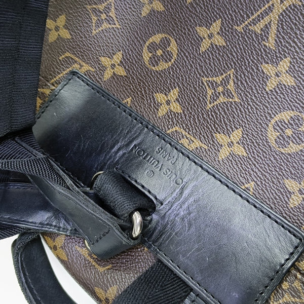 CHRISTOPHER MM Monogram Coated Canvas Brown