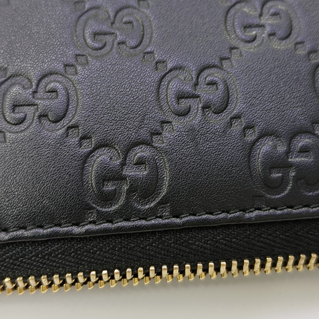 Monogram Calfskin Wallet Black