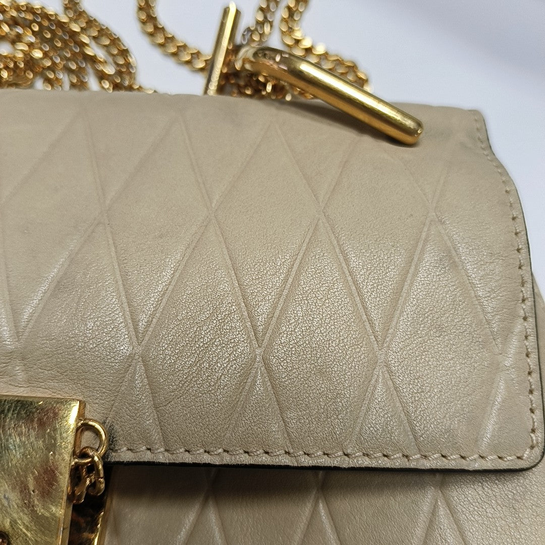 Drew Medium Calfskin Beige