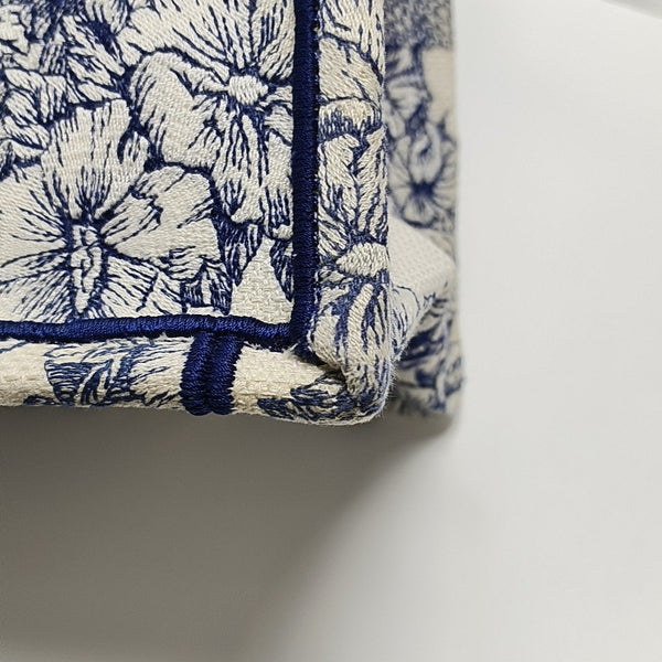 Book Tote Medium Canvas Blue