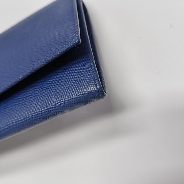 Leather Wallet Blue