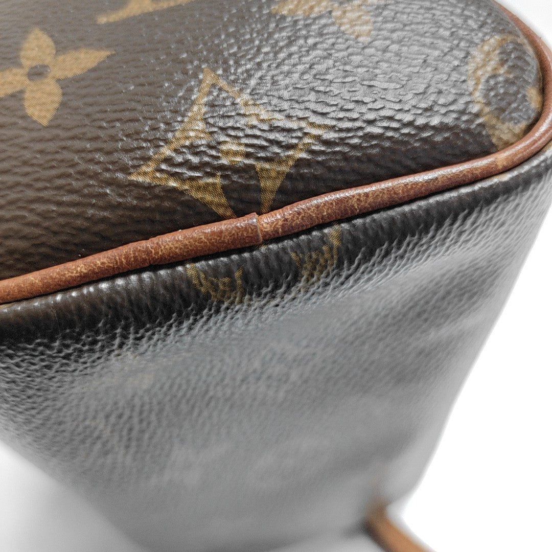SPEEDY Nano Monogram Coated Canvas Brown