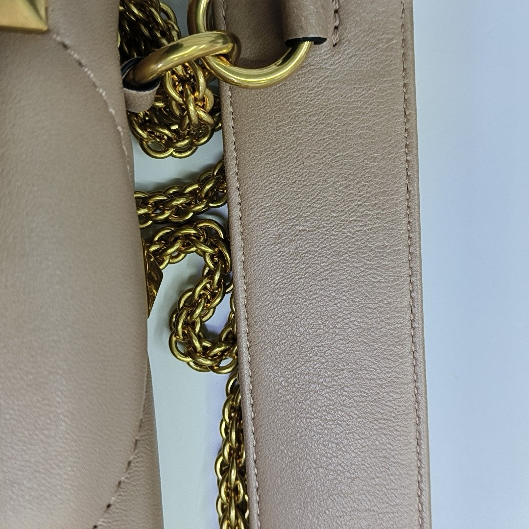 Roman Stud Quilted Lambskin Pink
