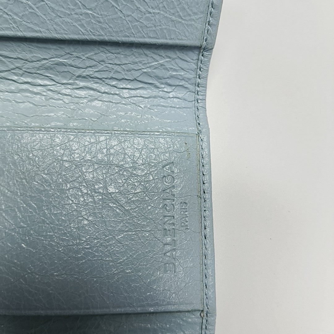 Classic City Lambskin Blue Key Pouch