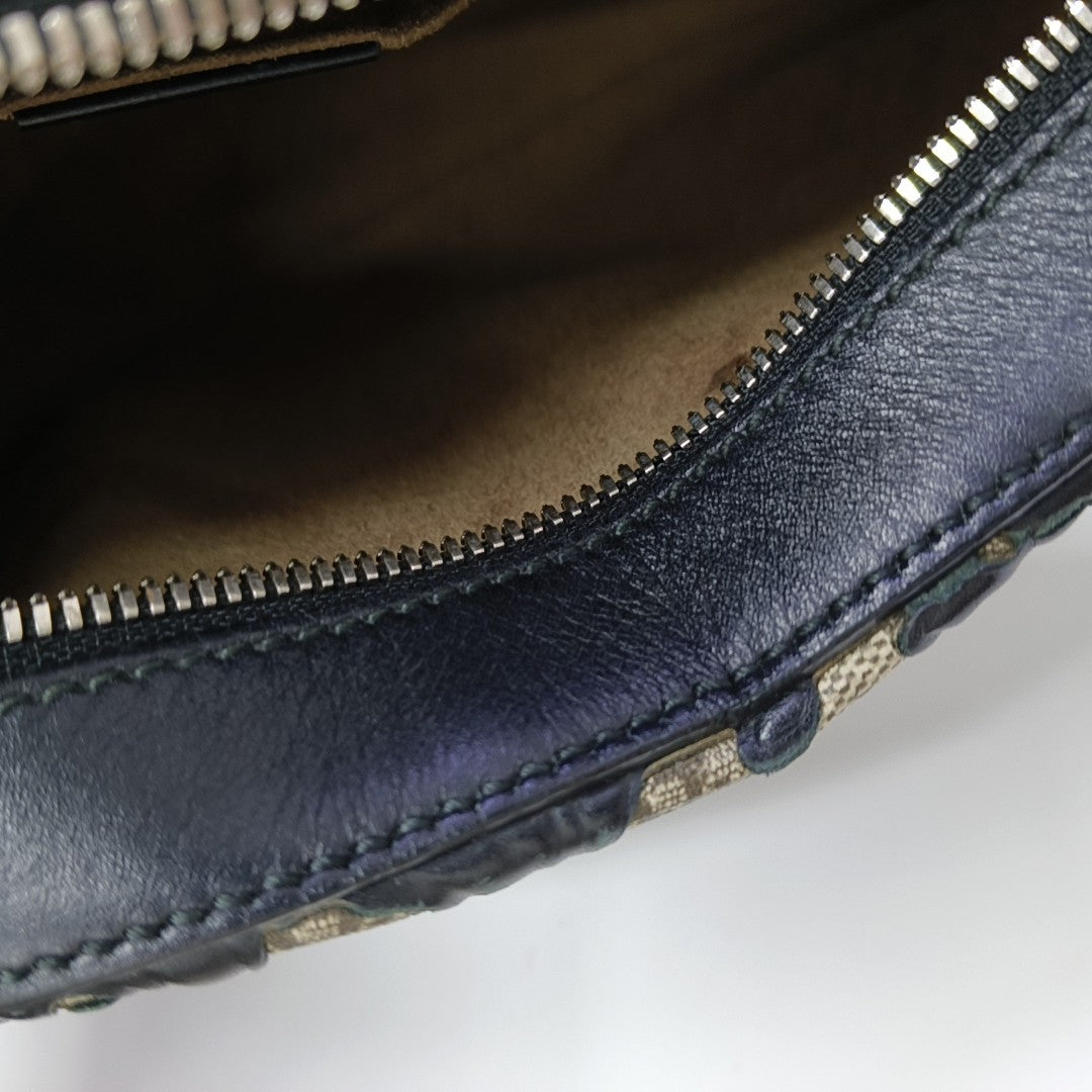 Monogram Coated Canvas Shoulder Bag Brown