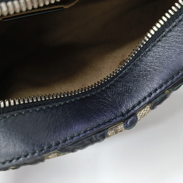 Monogram Coated Canvas Shoulder Bag Brown