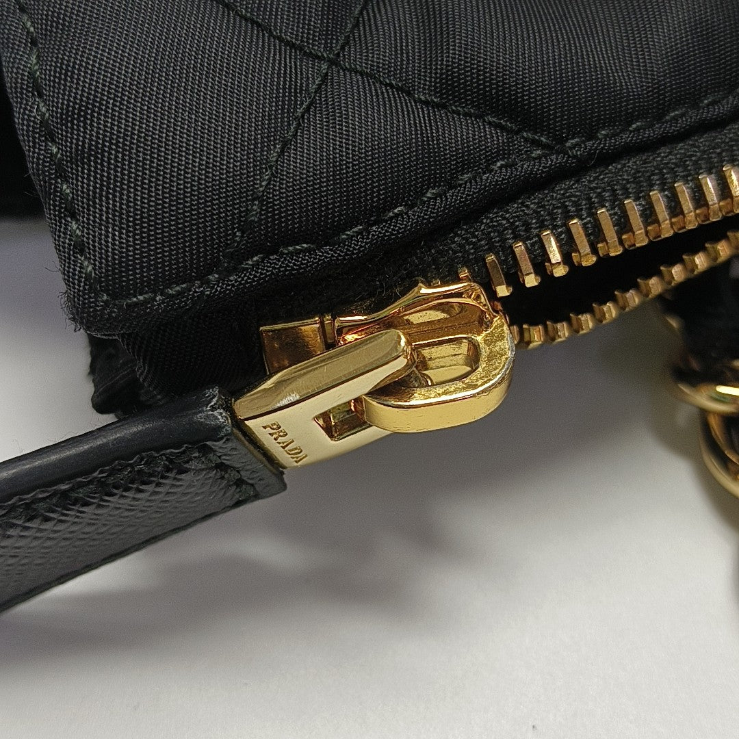 Re-Edition 1995 Chaîne Quilted Nylon Black