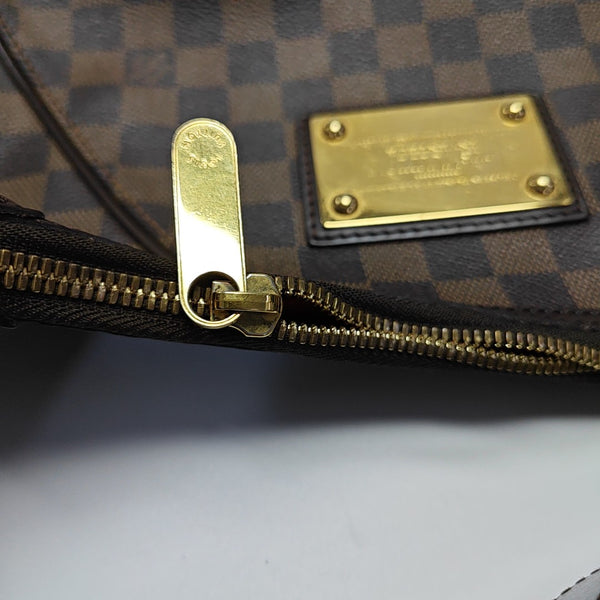 VINTAGE THAMES Damier Ebene Coated Canvas Brown