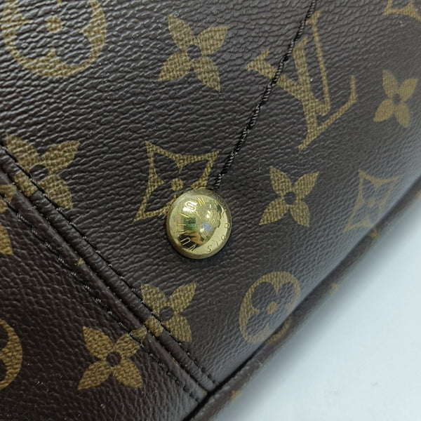 ARTSY MM Monogram Coated Canvas Brown