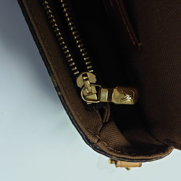 IVY Monogram Coated Canvas Brown