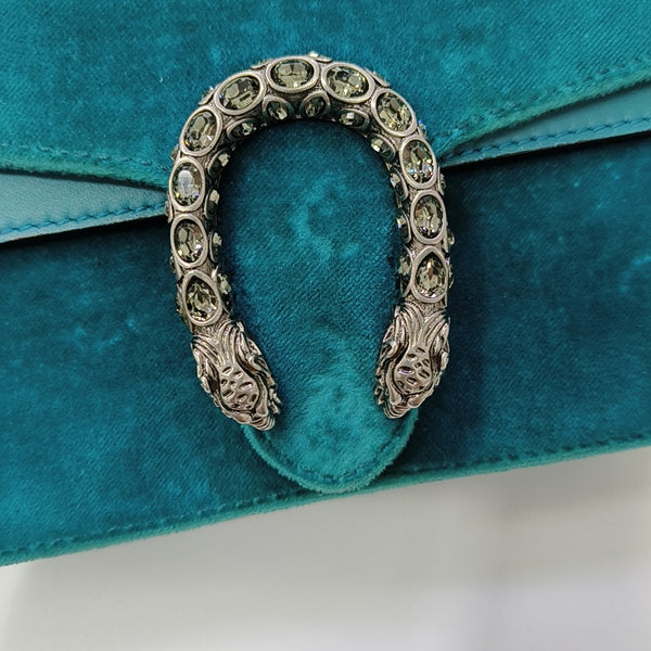 Dionysus Super Mini Velvet Green