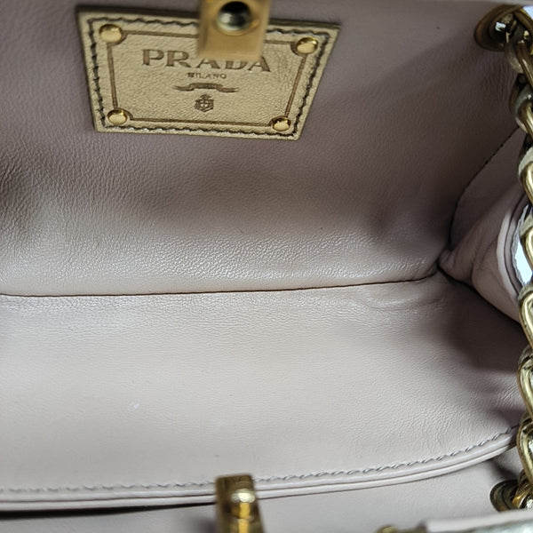 Lambskin Shoulder Bag Gold