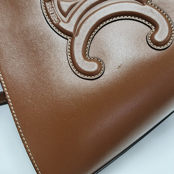 Calfskin Bucket Bag Brown