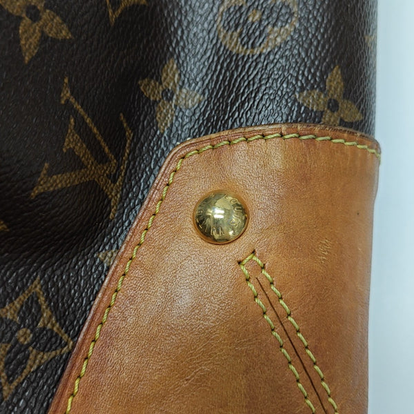 RETIRO GM Monogram Coated Canvas Brown