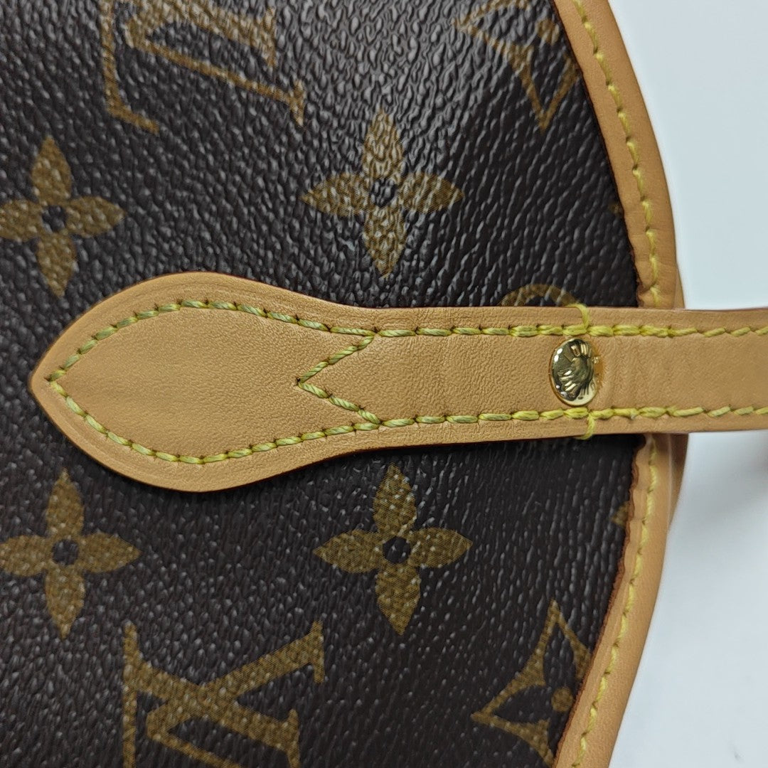 FOLD ME Monogram Coated Canvas Brown
