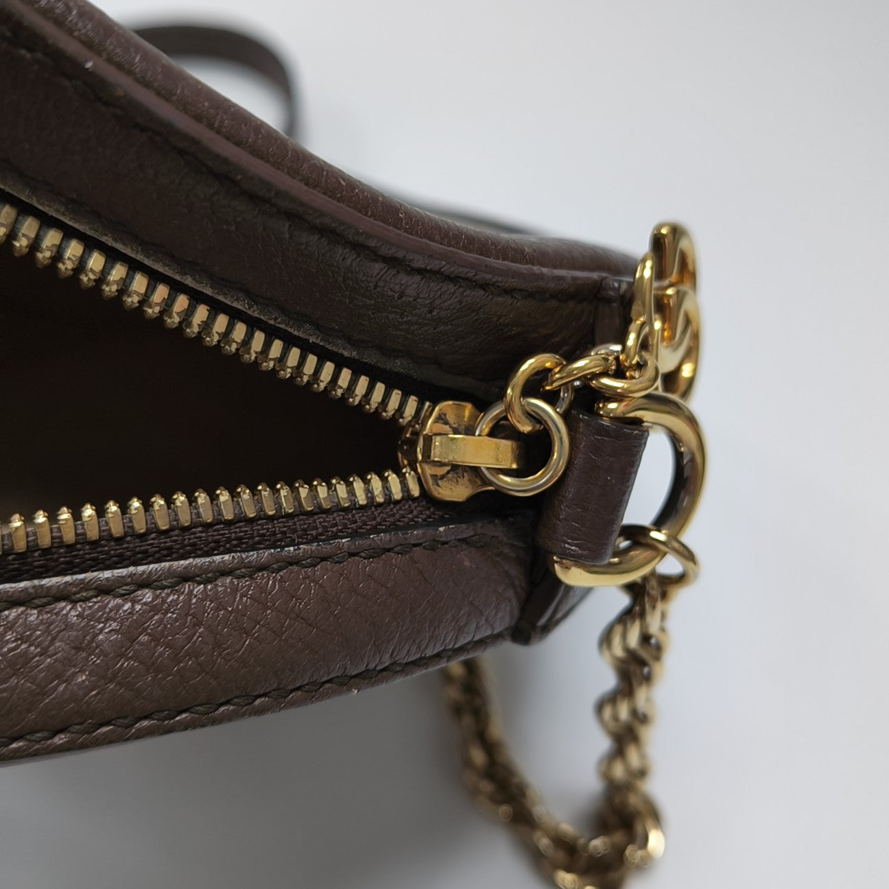 Ophidia Mini Monogram Coated Canvas Beige