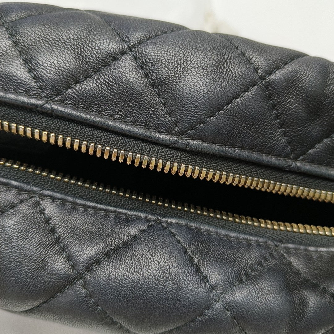 Quilted Lambskin Black