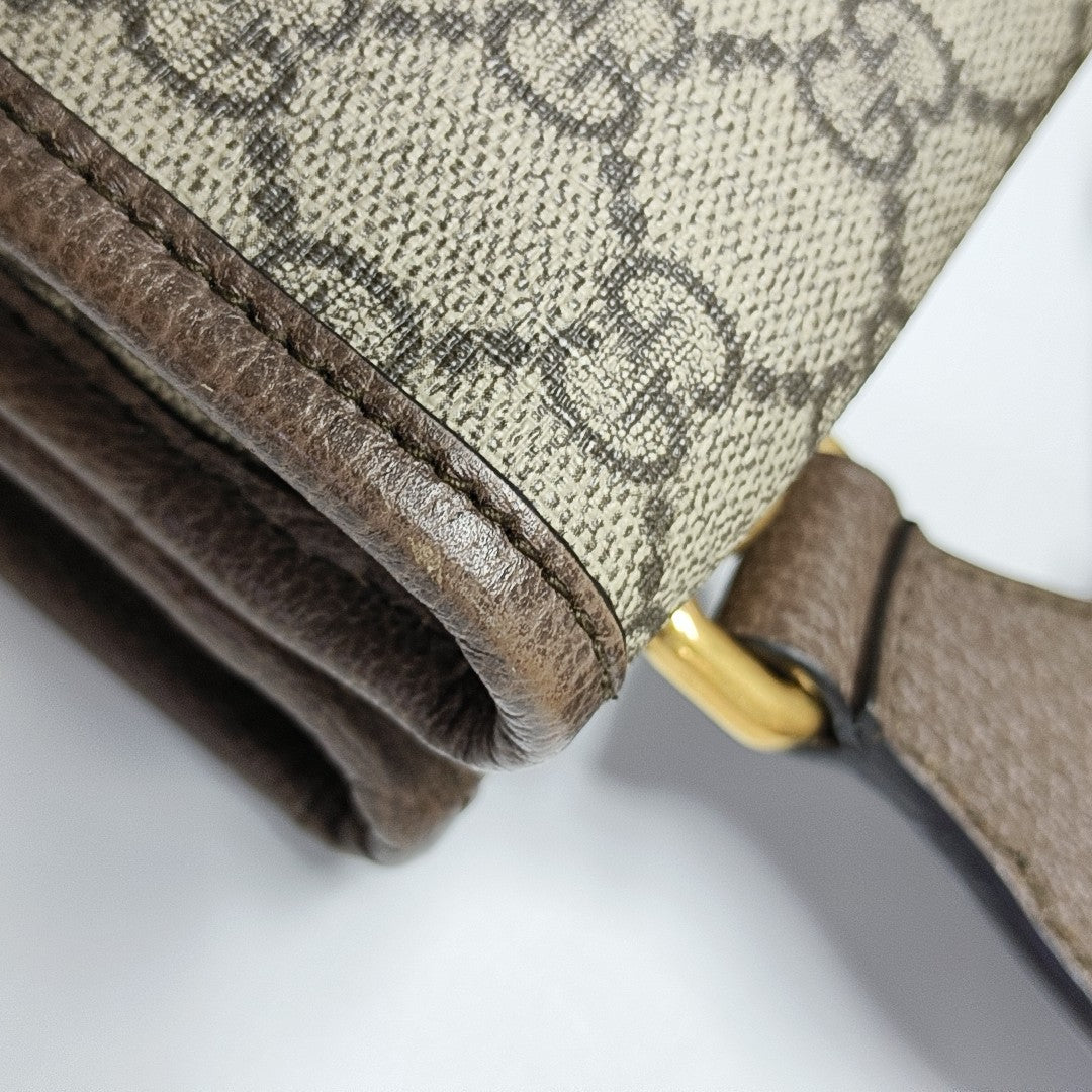Neo Vintage Small Monogram Coated Canvas Beige