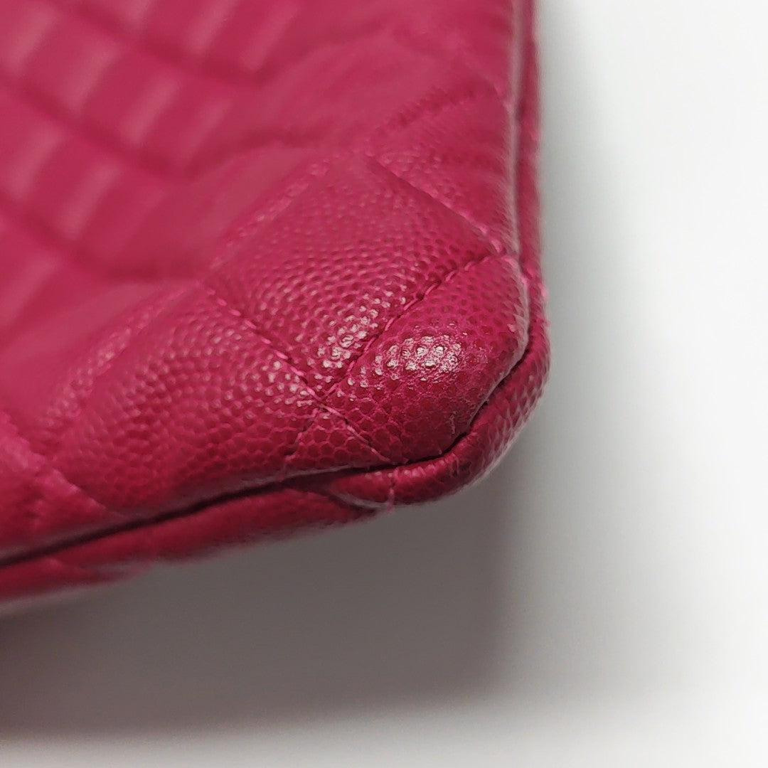 BOY CHANEL Large Quilted Calfskin Pink