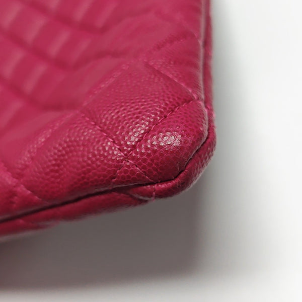 BOY CHANEL Large Quilted Calfskin Pink