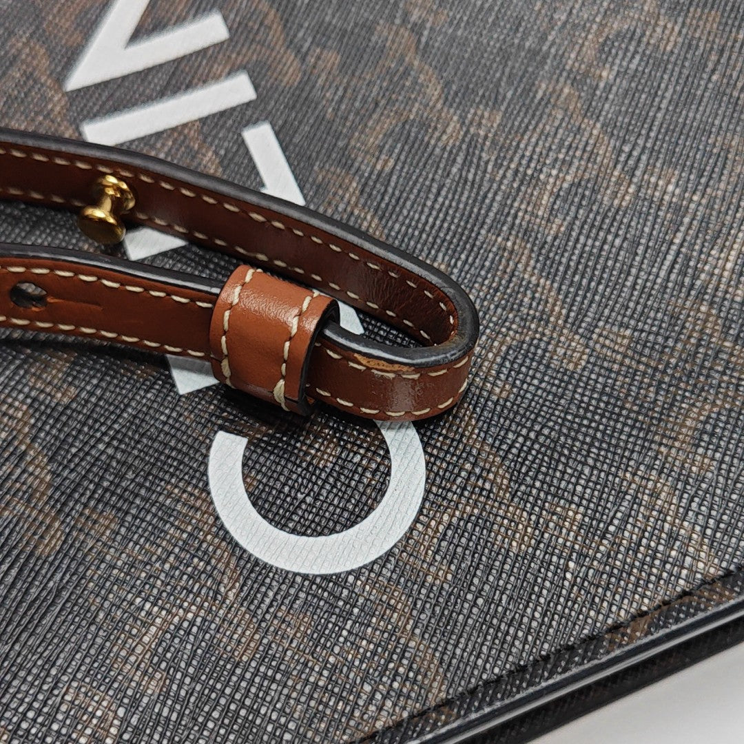 CABAS CELINE Mini Coated Canvas Brown