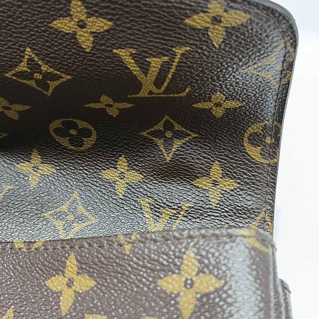 MÉTIS MM Monogram Coated Canvas Brown