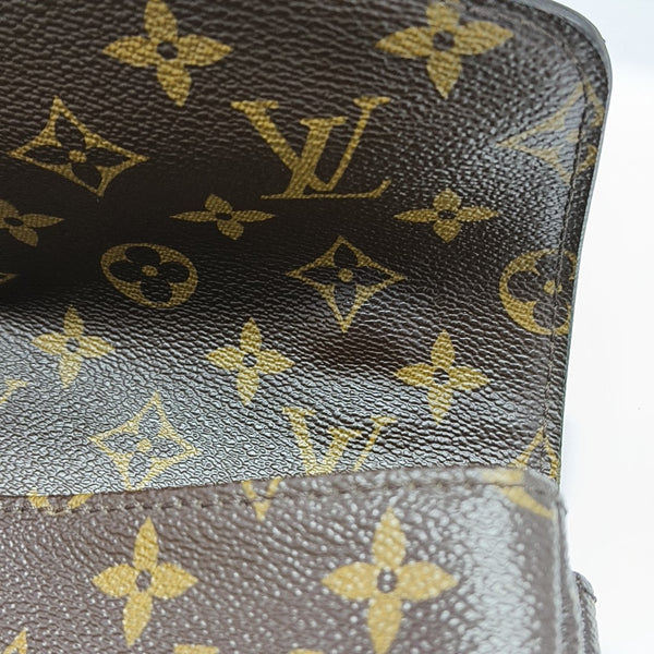 MÉTIS MM Monogram Coated Canvas Brown
