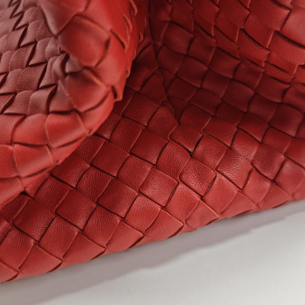 Lambskin Tote Bag Red
